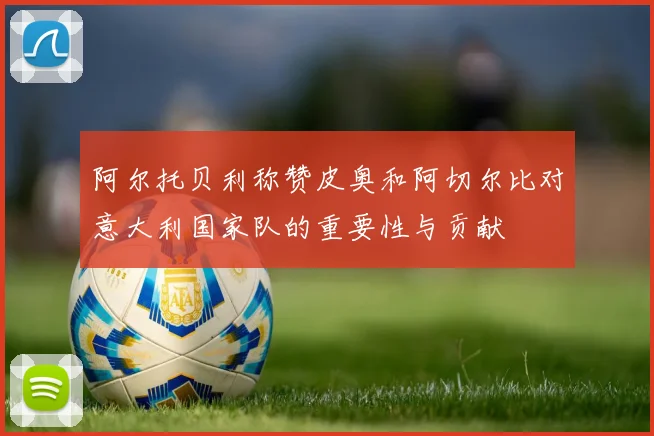 阿尔托贝利称赞皮奥和阿切尔比对意大利国家队的重要性与贡献