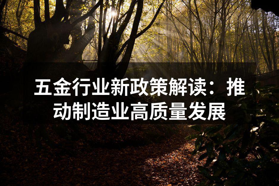 五金设备的现代化生产线